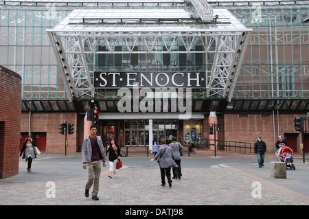 St Enoch Einkaufszentrum im Stadtzentrum von Glasgow am Ort als das glasshouse in Schottland, UK bekannt Stockfoto