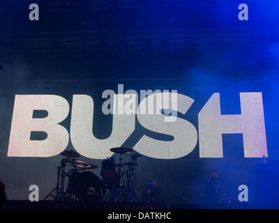 Porto, Portugal, 18. Juli, Meo Stuten Vivas - Musikfestival, Palco Meo, Englisch Band Bush Credit: Daniel Amado/Alamy Live News Stockfoto