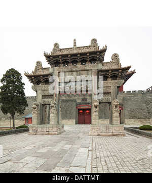 Dai-Tempel in China Taishan alte Gebäude war herrlich Stockfoto