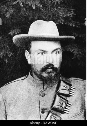 Botha, Louis, 27.9.1862 - 27.8.1919, südafrikanischer General und Politiker, Kommandeur der Streitkräfte von Transvaal 1900 - 1902, Porträt, ca. 1900, Stockfoto