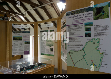 Die lokalen Naturschutzgebiet Mull Head Visitor Centre auf Deerness Orkney Festland. Stockfoto