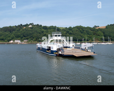 Dartmouth Kingswear höhere Ferry, Devon, UK 2013 Stockfoto