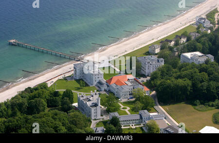 Blick auf das Kempinski Grand Hotel, das der Veranstaltungsort des G8-Gipfels in Heiligendamm, Deutschland, 23. Mai 2007 ist. Der G8-Gipfel nimmt Placr ab Bj. 06 durch 8. Juli 2007. Foto: Bernd Wuestneck Stockfoto