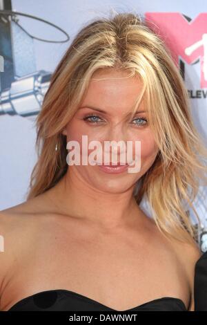 US-amerikanische Schauspielerin Cameron Diaz ist bei den 2007 MTV Movie Awards an der Gibson Amphitheater in Universal City, Los Angeles, USA, 3. Juni 2007 abgebildet. Foto: Hubert Boesl Stockfoto