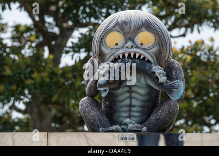 Shigeru Mizuki Figuren aus Manga Anime Serie gakkō keine Kitaro in Sakaiminato, Japan Stockfoto