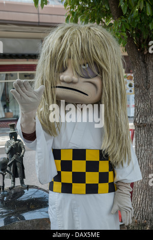 Sunakake Babaa Charakter im Kostüm aus dem Manga Anime Serie gakkō keine Kitaro in Sakaiminato, Japan Stockfoto