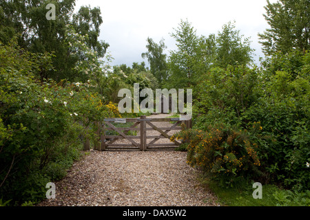 Greenham Common Frauen Peace Camp in der Nähe von Newbury in Berkshire, Großbritannien Stockfoto