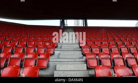 Stadion Eden, heutige Synot Tip Arena, der Heimat des Fußball-club SK Slavia Prag, abgebildet in Prag, Tschechische Republik, am 18. Juli 2013. (CTK Foto/Katerina Sulova) Stockfoto