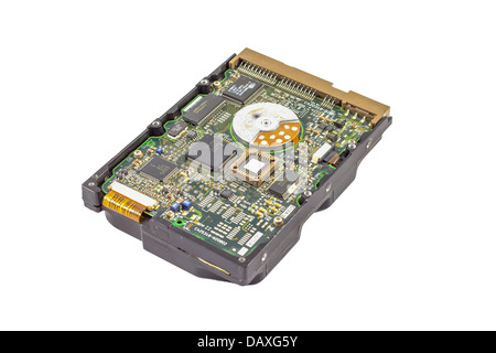 Alte Festplatte Platine Stockfoto