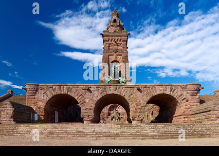 Kyffhäuser-Denkmal in der Nähe von Bad Frankenhausen, Thüringen, Deutschland Stockfoto