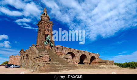 Kyffhäuser-Denkmal in der Nähe von Bad Frankenhausen, Thüringen, Deutschland Stockfoto