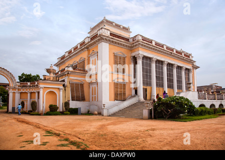 Fassade des einen Chowmahalla Palast, Hyderabad, Andhra Pradesh, Indien Stockfoto