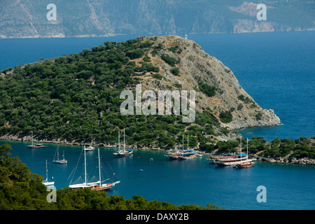 Ägypten, Ölü Deniz, Nikolausinsel (Gemiler Adasi), Fethiye, Provinz Mugla Stockfoto