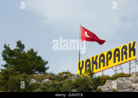 Ägypten, Provinz Mugla, Ausflugslokal Yaka-Park Bei der Antiken Stadt Tlos Stockfoto