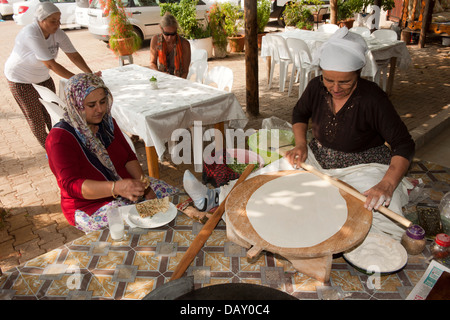 Asien, Ägypten, Provinz Antalya, Kaleücagiz Köyü Sprachlernspiels der Insel Kekova, Stockfoto