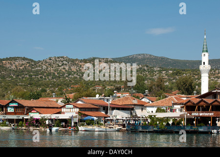 Asien, Ägypten, Provinz Antalya, Kaleücagiz Köyü Sprachlernspiels der Insel Kekova, Stockfoto