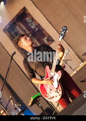 Porto, Portugal, 20. Juli, Meo Stuten Vivas - Musikfestival, Palco Meo, portugiesische band Virgem Suta Credit: Daniel Amado/Alamy Live News Stockfoto