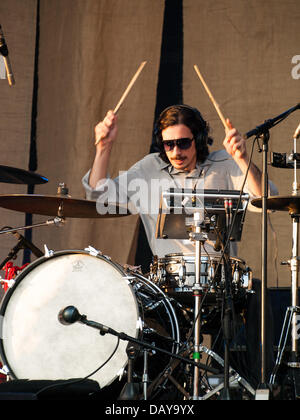 Porto, Portugal, 20. Juli, Meo Stuten Vivas - Musikfestival, Palco Meo, portugiesische band Virgem Suta Credit: Daniel Amado/Alamy Live News Stockfoto