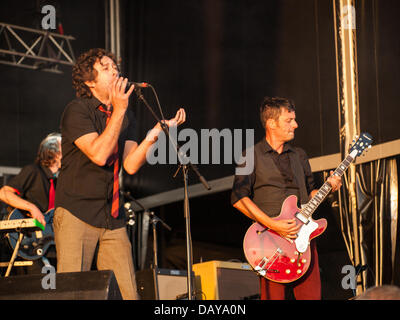 Porto, Portugal, 20. Juli, Meo Stuten Vivas - Musikfestival, Palco Meo, portugiesische band Virgem Suta Credit: Daniel Amado/Alamy Live News Stockfoto