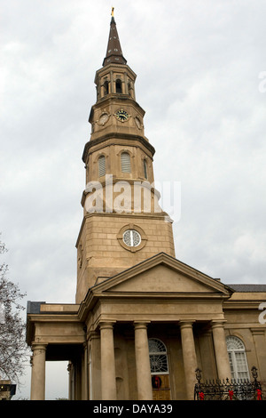 St. Phillip Episcopal Church, Charleston, South Carolina, Vereinigte Staaten von Amerika Stockfoto