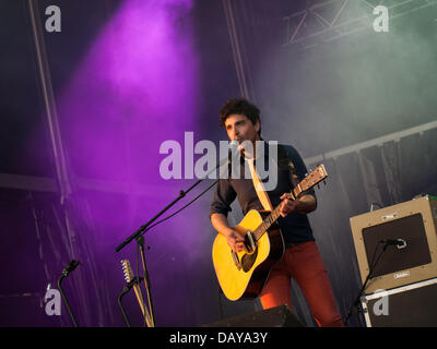 Porto, Portugal, 20. Juli, Meo Stuten Vivas - Musikfestival, Palco Meo, portugiesische band Virgem Suta Credit: Daniel Amado/Alamy Live News Stockfoto