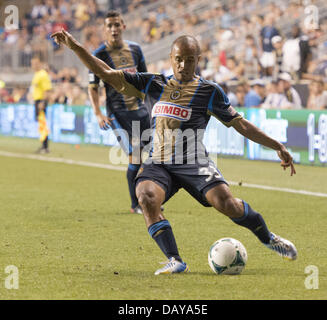 Chester, Pennsylvania, USA. 20. Juli 2013. 20. Juli 2013 - Chester, Pennsylvania, USA - The Philadelphia Union FABIO ALVES (33) in Aktion während des Spiels im PPL Park in Chester PA. Zeichnen Sie die Teams zu einem 0: 0 gespielt. Bildnachweis: Ricky Fitchett/ZUMAPRESS.com/Alamy Live-Nachrichten Stockfoto