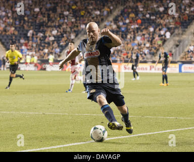 Chester, Pennsylvania, USA. 20. Juli 2013. 20. Juli 2013 - Chester, Pennsylvania, USA - The Philadelphia Union CONOR CASEY (6) in Aktion während des Spiels im PPL Park in Chester PA. Zeichnen Sie die Teams zu einem 0: 0 gespielt. Bildnachweis: Ricky Fitchett/ZUMAPRESS.com/Alamy Live-Nachrichten Stockfoto