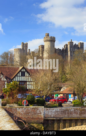 Arundel Castle West Sussex England Stockfoto