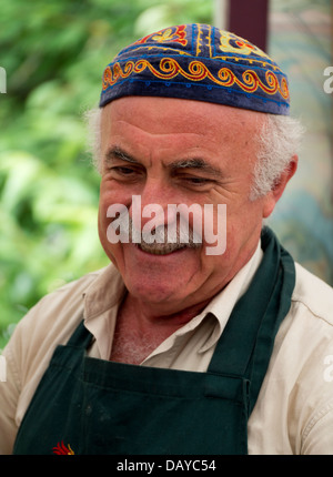 Hikmet Barutcugil bildende Künste Drucker - Waterperry Kunst in Aktion-Festival 2013 3 Stockfoto