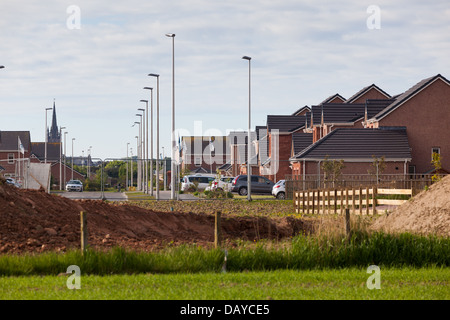 Neues Haus bauen Montrose Schottland Großbritannien Stockfoto