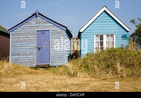 Strandhütten Hunstanton, Norfolk, England Stockfoto