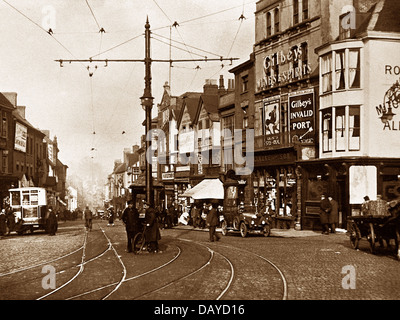 Coventry Cross Cheaping 1900 Stockfoto