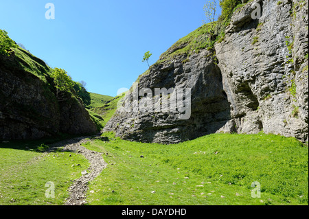 Höhle Dale Derbyshire Peak District England uk Stockfoto