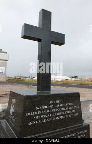 Amy Biehl Denkmal, Gugulethu Township in Kapstadt, Südafrika Stockfoto