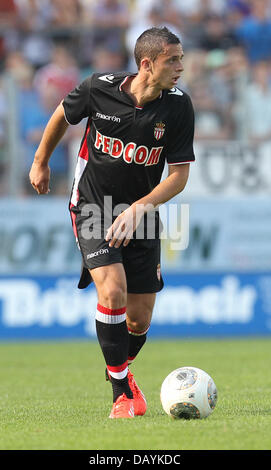 Memmingen, Deutschland. 20. Juli 2013. Monacos Spieler Jessy Pi in Aktion während der Fußball-Testspiel zwischen FC Augsburg und AS Monaco in Memmingen, Deutschland, 20. Juli 2013. Foto: Karl-Josef Hildenbrand/Dpa/Alamy Live News Stockfoto