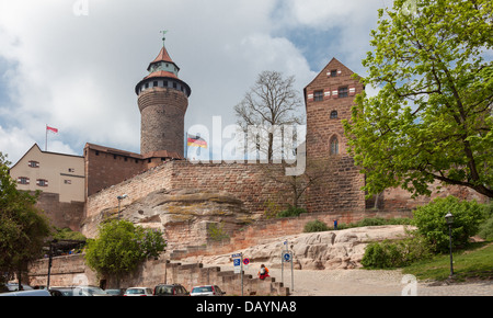 Burg, Nürnberg, Deutschland, Europa. Stockfoto