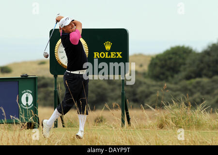 Muirfield, East Lothian, Schottland. 21. Juli 2013. Schwedens Freddie Jacobson in Aktion während der vierten und letzten Runde der Open Golf Championship von Muirfield. Die Open Championship 2013 wurde die 142. Open Championship, 18.-21. Juli abgehaltenen Muirfield Golf Links in Gullane, East Lothian, Schottland. Bildnachweis: Aktion Plus Sport/Alamy Live-Nachrichten Stockfoto