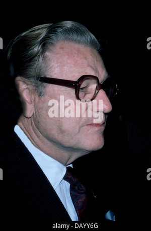 Nelson A. Rockefeller fotografiert im Jahre 1976 in Washington, D.C., USA, während seiner Amtszeit als 41. Vizepräsident der Vereinigten Staaten (1974-77). Stockfoto