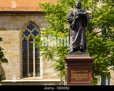 Luther Memorial auf dem Anger Platz in Erfurt, Thüringen, Deutschland Stockfoto