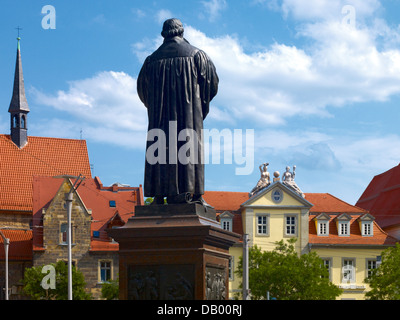 Luther Memorial auf dem Anger Platz in Erfurt, Thüringen, Deutschland Stockfoto