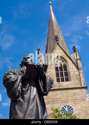 Luther Memorial auf dem Anger Platz in Erfurt, Thüringen, Deutschland Stockfoto