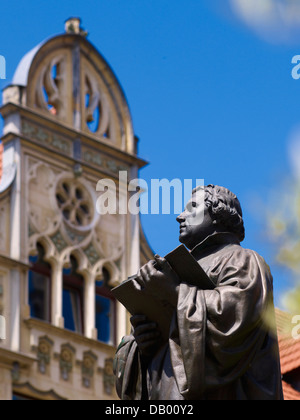 Luther Memorial auf dem Anger Platz in Erfurt, Thüringen, Deutschland Stockfoto