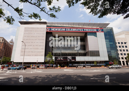 Newseum Gebäude - Washington, DC USA Stockfoto