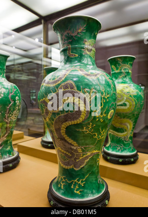 Baluster Vase - China, Kangxi Herrschaft, 1662 Stockfoto