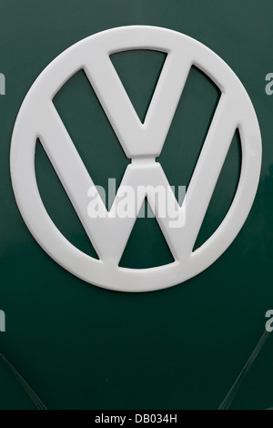 Volkswagen Camper Van/Bus-VW-Logo Stockfoto