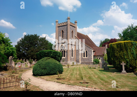 St.-Nikolaus-Kirche in Remenham in der Nähe von Henley Stockfoto