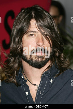 Das Bild zeigt US-amerikanischen Musiker Dave Grohl von der Band "Foo Fighters" bei der 2007 MTV Video Music Awards im Palms Hotel and Casino Las Vegas, USA, 9. September 2007 statt. Foto: Hubert Boesl Stockfoto