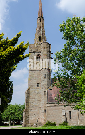 Holy Trinity Church in Worcestershire Dorf von Belbroughton Stockfoto