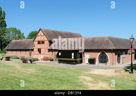 Forge Nadel Mühlenmuseum und Bordesley Abbey Besucherzentrum in der Nähe von Redditch in Worcestershire Stockfoto