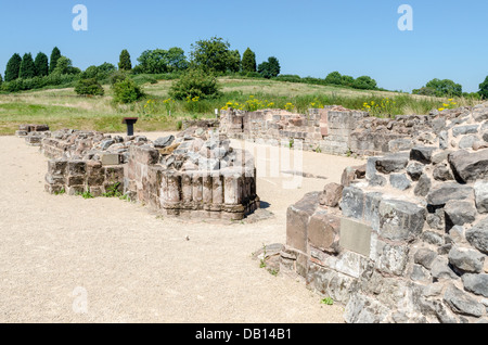 Bordesley Abbey wurde ein 12. Jahrhundert Zisterzienser-Abtei in der Nähe der Stadt Redditch, Worcestershire, England Stockfoto